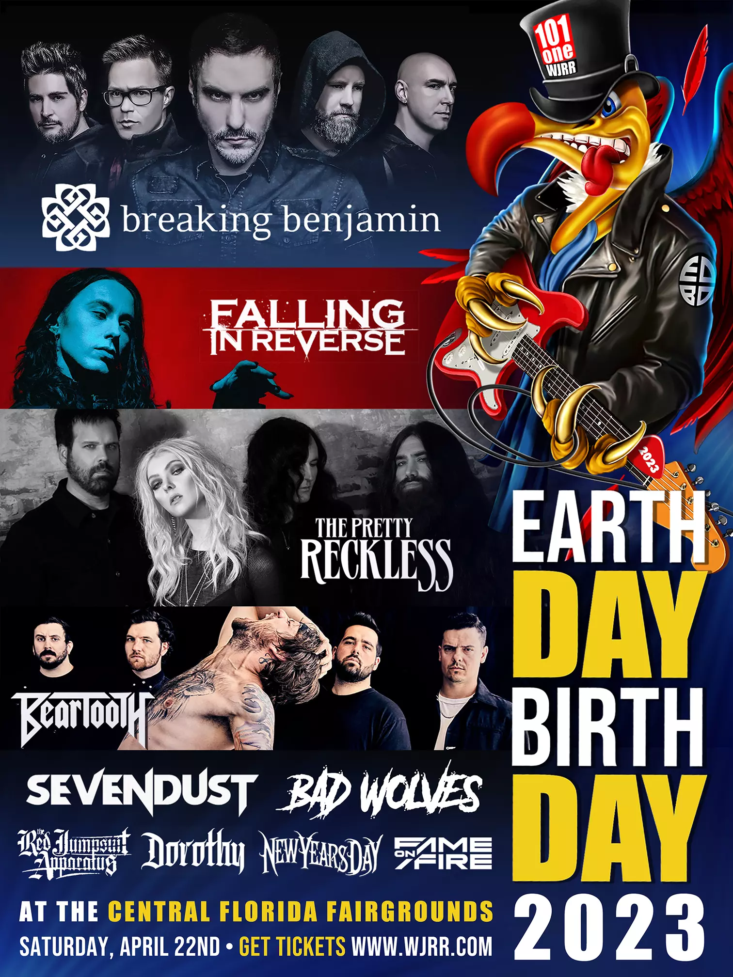 Earthday Birthday 2023 Set Times Announced! SwitchBitch Noise